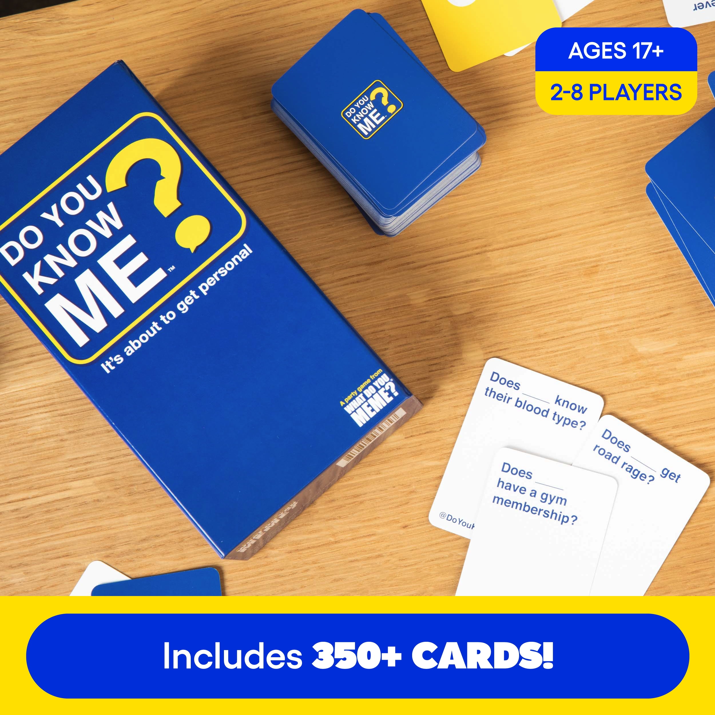 Do You Know Me? Adult Party Game by What Do You Meme? Card Game That Puts You And Your Friends In The Hot Seat –&nbsp;Ages 17+