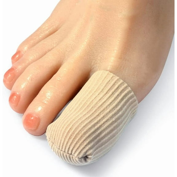 Big Toe Protectors 6 Pcs, Fabric Gel Toe Caps Covers Sleeves Closed Cushions For Big Toe(6 PCS)