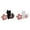 White Black, variant on 2 Pairs Jeans Buttons Pins Flower Cats Jean Waist Buckles No Sewing Required Trousers Waist Tightener for Dresses Jeans
