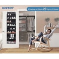 thumbnail image 3 of Over the Door Shoe Rack for Door Sneakers Large Hanging Shoe Organizer for Closet Door Storage Boots, 3 of 4