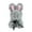 Gray, variant on YiBai Valentine's Day Simulation Rose Bunny Cuddle Bunny Birthday Gift Foam Bunny, Gray