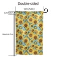 thumbnail image 7 of Wukai Farmhouse Sunflower Print Garden Flag 12.5x18 Inch Double Sided Sun-resistant Rain-resistant, Wrinkle-resistant Colorfast(Only Flag), 7 of 7