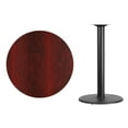thumbnail image 4 of Flash Furniture Stiles 36'' Round Mahogany Laminate Table Top with 24'' Round Bar Height Table Base, 4 of 5