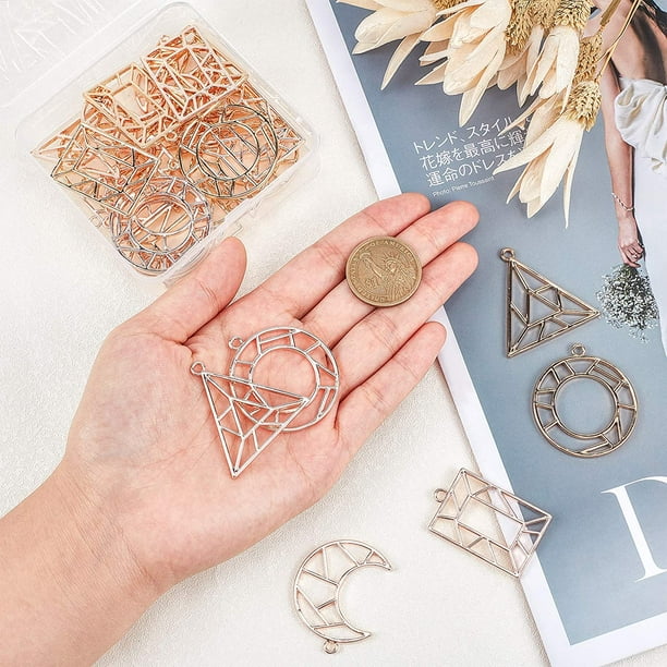 Open back sale bezel charms