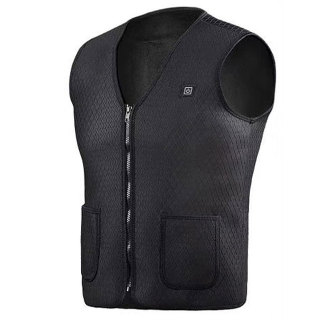 Heating Vest USB Charging Heating Vest Intelligent Electric Heating Vest Heating Clothes Submersible Black L