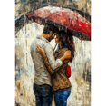 thumbnail image 1 of Peinture Diamant 5D Kusse unter Regenschirm, 1 of 10