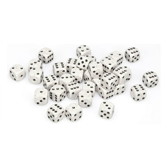Chessex CHX25911 Dice-Speckled: 36D6 Arctic Camo Set, Speckled Arctic Camo