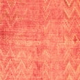 thumbnail image 1 of Ahgly Company Indoor Square Persian Orange Bohemian Area Rugs, 5' Square, 1 of 1
