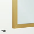 thumbnail image 5 of Vigo Vg6077cl3462 Meridian 62" High X 34" Wide Shower Screen Framed Tub Door - Matte, 5 of 8