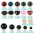 thumbnail image 3 of Jetcloudlive 560PCS Safety Eyes and Noses for Amigurumi, Stuffed Crochet Eyes , Craft Doll Eyes and Nose Teddy Bear, (Various Sizes), 3 of 11