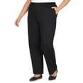 thumbnail image 3 of Alfred Dunner Womens Plus-Size  Soft Twill Mid-Rise Regular Fit Straight Leg Regular Length Casual Pant, 3 of 6