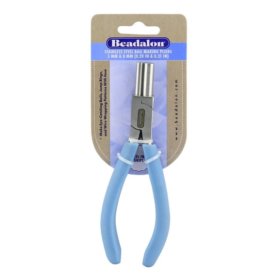 Beadalon Bail Making Pliers Large 5mm/8mm -Pacific Blue