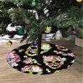 thumbnail image 2 of KXMDXA Dia De Los Muerto Skull Xmas Christmas Tree Skirt Stand Mat for Holiday Party Decoration Indoor Outdoor 48 inches, 2 of 3