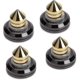 thumbnail image 2 of 4 Audio Power Amplifier Turntable Isolation Bracket Feet Conical Bottom Pad Paste Type Anti-vibration Pad With 3m Double-sided Adhesive, 2 of 4
