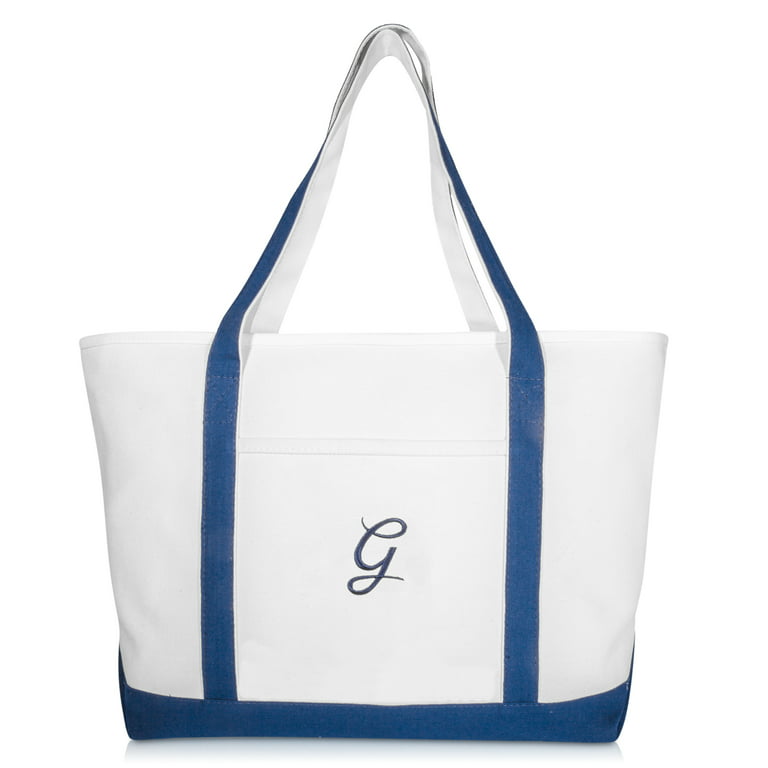 Canvas Tote Bag Large Monogrammed Tote Canvas Bag Canvas 