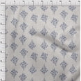 thumbnail image 4 of oneOone Cotton Poplin Dusty Blue Fabric Block Craft Projects Decor Fabric Printed By The Yard 56 Inch Wide, 4 of 6