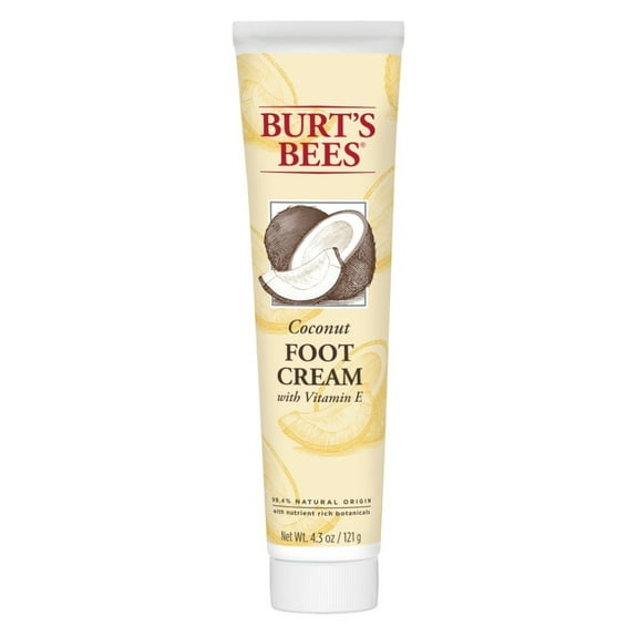 Burts Bees Foot Cream Coconut With Vitamin E 4.3oz (Pack of 3)