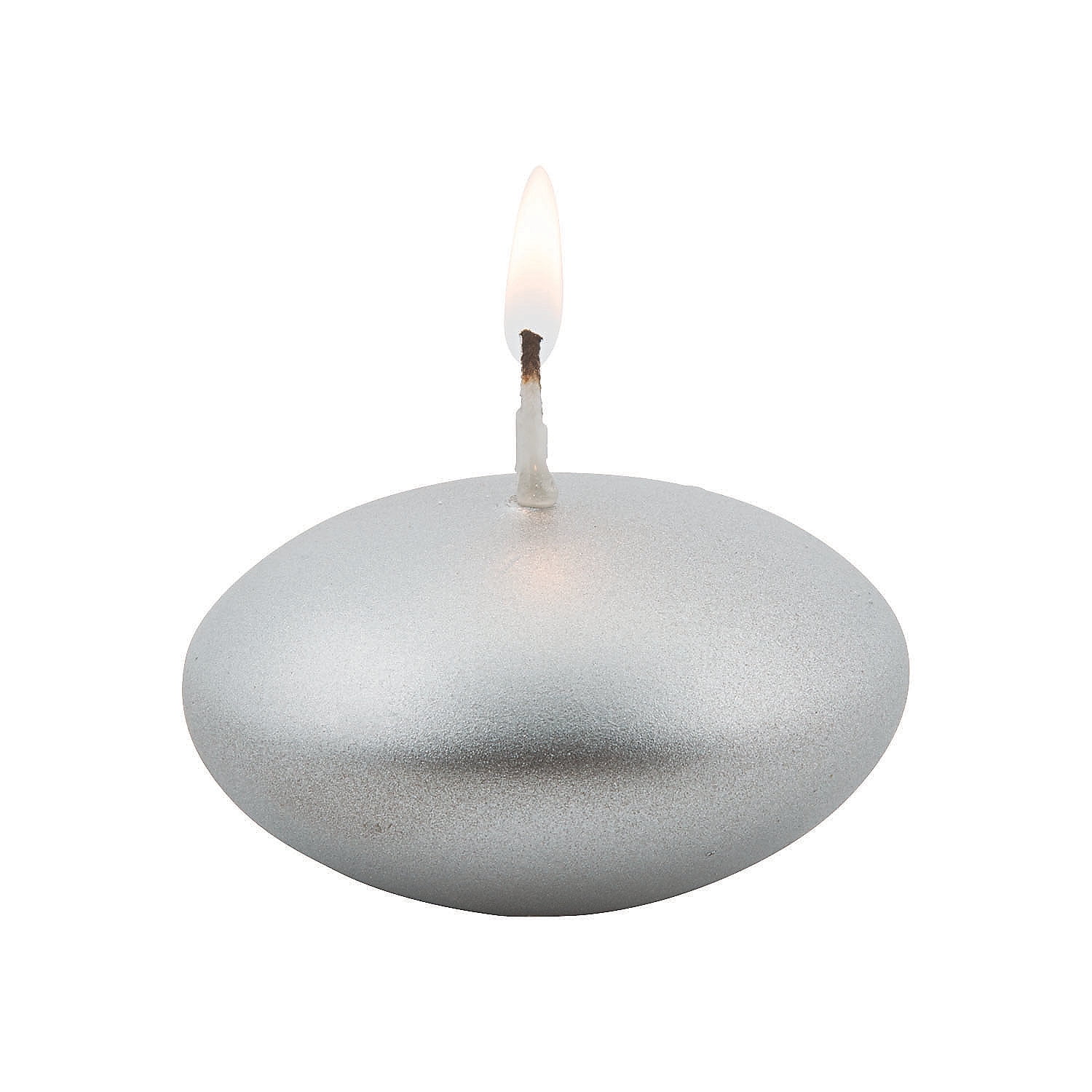 Silver 2.25" Floating Candles Home Decor 12 Pieces