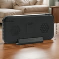 thumbnail image 6 of REGALWOVEN Loud Alarm Clock, Adjustable Volume, Large LED Display Digits Clocks for Home Decor Black Housing With White Light 6.3"L x 1.0"W x 3.4"H, 6 of 6