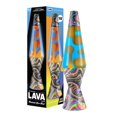 thumbnail image 1 of Lámpara de lava clásica de 14,5" con movimiento de líquido, naranja y azul, 1 of 6