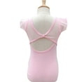 thumbnail image 4 of purcolt Girls Leotard for Ballet and Dance, Ruffle Sleeve Hollow Out Back Mesh Gymnastics Leotards Outfits (Toddler/Little/Big Kids), 4 of 4