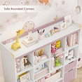 thumbnail image 6 of Homfa Kids Toy Storage Organizer with Cubby, Kids Toy Storage Chest with Removable Drawers, Kids Bookcase for Playroom Bedroom Living Room, Pink, 6 of 10