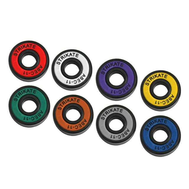 koolsoo Roulements de Skateboard 8Pcs 8mm Taille de Précision ABEC-11 pour Longboard Multicolore