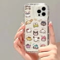thumbnail image 3 of Sanrio-funda de teléfono de Hello Kitty Cinnamoroll, carcasa transparente de silicona suave para iPhone 15, 14, 13, 12, 11 Pro Max, Mini, X, XR, XS, 7, 8Plus, 3 of 4