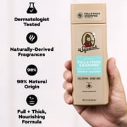 Dr. Squatch Full & Thick Mens Hydrating Shampoo, Thickening Natural Sulfate Free Shampoo for Men, Coconut Castaway, 11 fl Oz