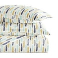 thumbnail image 6 of Duvet Covert Set - Ultra Soft - Navy Bohemian Feather for Twin Size Bedding by Comfort Canopy, 6 of 15