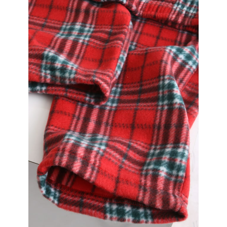 Ma Croix Mens Flannel Fuzzy Pajama Pants Fleece Brushed Sweatpants Sherpa  Sleepwear
