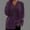 Purple, variant on Sakmal Cardigan Sweaters Women Button Down Loose Casual Cardigan Long Sleeve Beige Outwear Coat