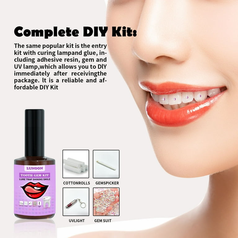 Do-It-Yourself Tooth Gem Kit (Semi-Permanent)