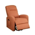 thumbnail image 4 of Bowery Hill Contemporary Motion Recliner with Power Lift in Orange, 4 of 4