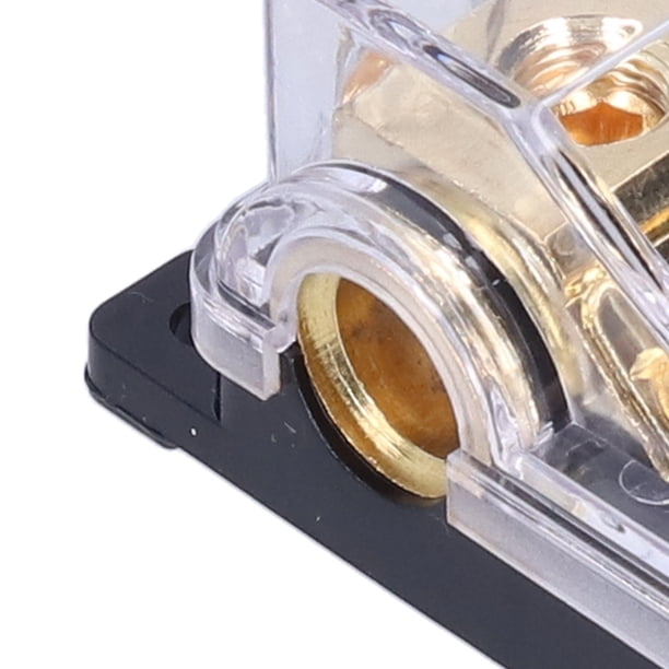 Bloque de fusibles ANL, calibre 0/2/4 AWG Bloque de fusibles Portafusibles para automóvil Estética elegante Jadeshay A