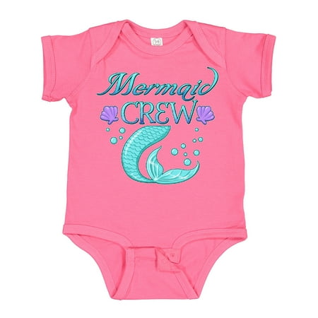 

Inktastic Mermaid Crew Gift Baby Boy or Baby Girl Bodysuit