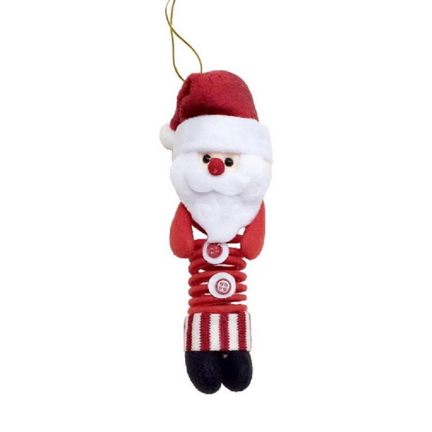 Claus Muñeco De Nieve Elk Doll Colgantes Adornos Colgantes De Felpa Para Decoraciones Navideñas seitruly HA042651-01