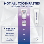 Crest Toothpaste, 3D White Brilliance Vibrant Peppermint Teeth Whitening Toothpaste, 4.6 oz