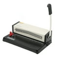 thumbnail image 2 of Paper Punching Tool, Metal Shell Labor Saving Compact Size Loose Leaf Hole Punch  For Schools For Offices, 2 of 8