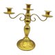 thumbnail image 4 of Candelabro elegante de 11,6 pulgadas de alto, decoración de candelabro, soporte para velas para fiesta, Halloween, chimenea, hogar Oro, 4 of 9