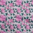 thumbnail image 1 of oneOone Viscose Chiffon Lavender Fabric Floral Quilting Supplies Print Sewing Fabric By The Yard 42 Inch Wide, 1 of 4