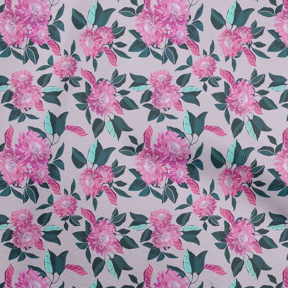 oneOone Viscose Chiffon Lavender Fabric Floral Quilting Supplies Print Sewing Fabric By The Yard 42 Inch Wide