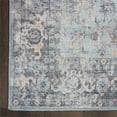 thumbnail image 6 of Nourison Home Machine Washable Traditional Boho Light Grey/Blue 4' x 6' Area Rug, (4' x 6'), 6 of 14