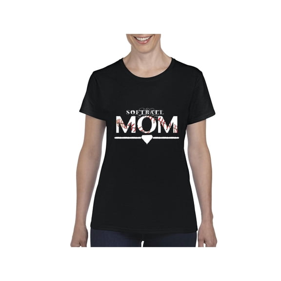 NIB - Women's T-Shirt Short Sleeve - Softball Mom