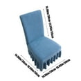 thumbnail image 3 of Tyidzon Removable and Washable Chair Cover Easy To Install and Clean Stretch Chair Cover Suitable for Home Kitchen Banquet Hotel Chair Cover, 3 of 6