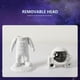 thumbnail image 5 of Lámpara de proyección LED de astronauta ángulo de cabeza ajustable regalos giratorios para Navidad, 5 of 7