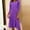 Dresses-988Purple, variant on Gamivast Casual Dress for Women A Line Crew Neck Midi Dress 3/4 Sleeve Tshirt Dress Solid Pleated Dress With Pockets for Daily Office