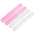 thumbnail image 1 of 4 Piezas Estuche para Cepillos de Dientes para Viaje, Blanco Rosa, 7.48"x1.06", 1 of 7