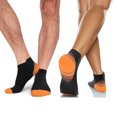 thumbnail image 6 of Capreze Athletic Ankle Compression Sock For Women Men,15-20 mmHg Running Compression Sock,Low Cut Compression Sock for Plantar Fasciitis, Heel Foot Pain Relief Arch Support Orange L/XL 10-Pair, 6 of 7