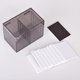 thumbnail image 3 of Soidarity Organizador de bandeja de pestañas transparente con cubierta antipolvo, caja de almacenamiento de pestañas acrílicas, funda, soporte Pestañas postizas gris, 3 of 6